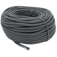 Труба гофрована 350Н 20/15мм бухта 100м гнучка з протяжкою негорюча