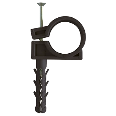 Обойма для труб и кабеля APRO 15-16 мм (пач. 50 шт.) черная Обойма для труб и кабеля APRO 15-16 мм (пач. 50 шт.) черная