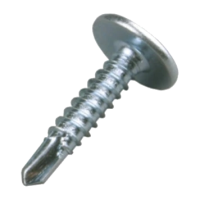 Саморез APRO 4,2х16 с пресс-шайбой со сверлом цинк белый (пач 200шт)