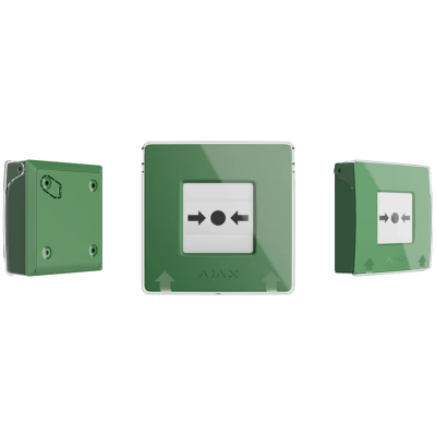 Извещатель Ajax Manual Call Point (Green) ручной беспроводной