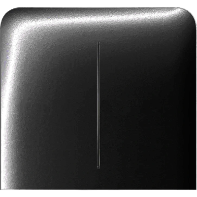 Кнопка Ajax SideButton (2-gang) vertical black Кнопка Ajax SideButton (2-gang) vertical black