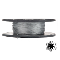 Трос оцинкованный APRO 1,5мм DIN 3055 (6x7) бухта 200м