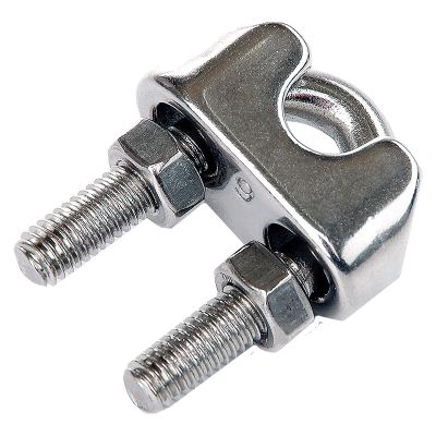 Зажим для троса нержавеющий APRO 5мм DIN741 (10шт) Зажим для троса нержавеющий APRO 5мм DIN741 (10шт)