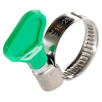 Хомут червячный с бабочкой нержавеющий APRO W2 16-25мм (50шт)