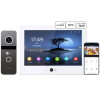 Комплект відеодомофону Neolight ALPHA Hybrid + SOLO FHD Graphite