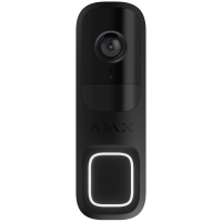 Відеодзвінок Ajax Doorbell black RAL 9005