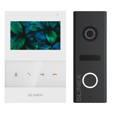 Комплект відеодомофону Slinex SQ-04 White + ML-17HR Graphite