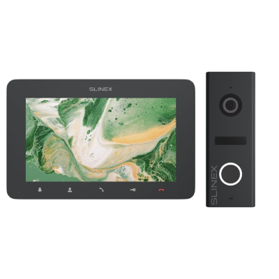 Комплект відеодомофону Slinex SM-07 Graphite + ML-17HR Graphite