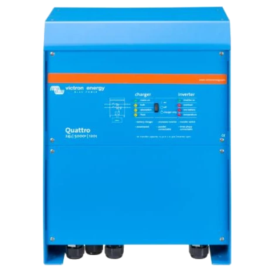 Інвертор VictronEnergy Quattro 24/5000/120-100/100 однофазний чиста синусоїда