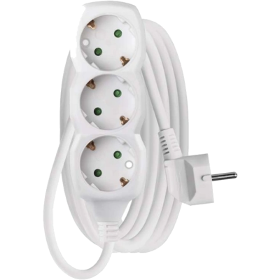 Мережевий подовжувач EMOS P0325R 3 розетки 5 м