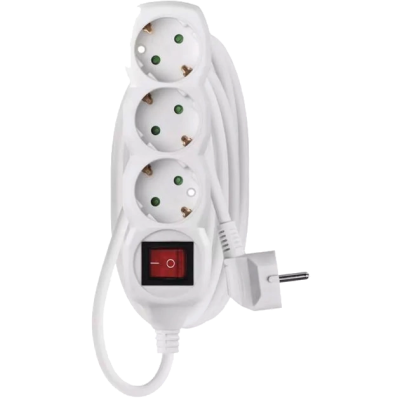 Мережевий подовжувач EMOS P1323R 3 розетки 3 м