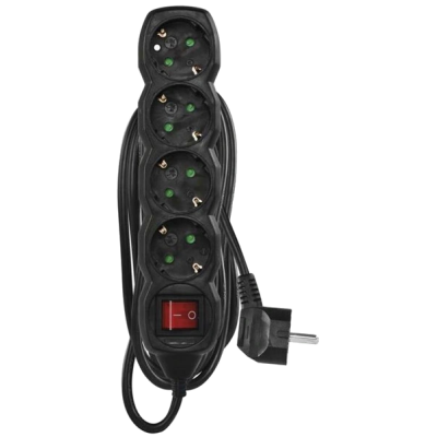 Мережевий подовжувач EMOS PC1423R 4 розетки 3 м