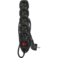 Мережевий подовжувач EMOS PC1521R 5 розетки 1.5 м