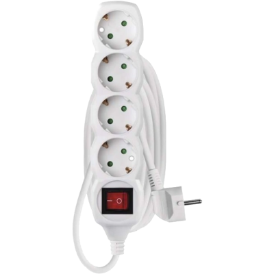 Мережевий подовжувач EMOS P1425R 4 розетки 5 м