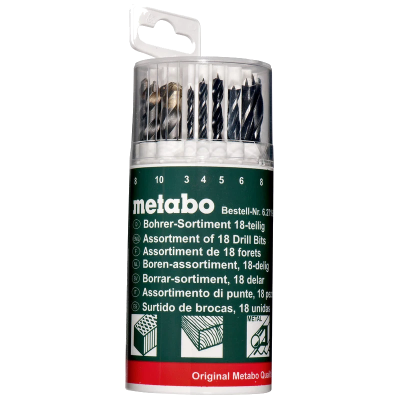 Набір свердел Metabo 18 предм. (627190000)