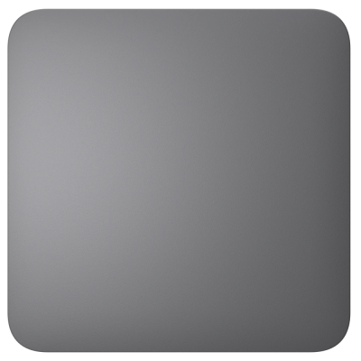 Кнопка для одноклавішного чи прохідного вимикача Ajax SoloButton (1-gang/2-way) grey