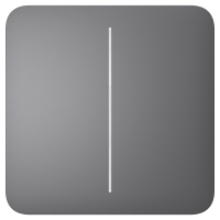 Кнопка двоклавішного вимикача Ajax SoloButton (2-gang) grey