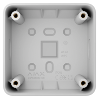 Монтажна коробка Ajax SurfaceMounting box white