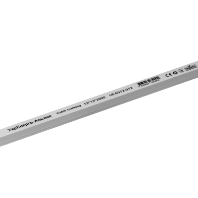 Кабельний канал 12х12 мм 2м із подвійним замком