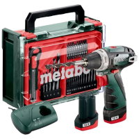 Акумуляторний шуруповерт Metabo PowerMaxx BS Basic Mobile Workshop (600080710)