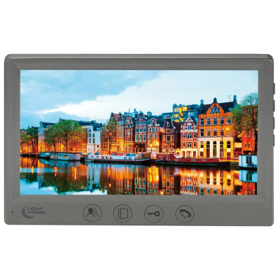 Відеодомофон Light Vision AMSTERDAM FHD GRAY