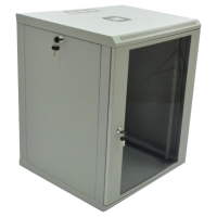 Шафа 15U 600х600х773 мм акрилове скло сіра