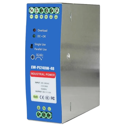 Блок живлення Ewind EW-PI240W-48 на DIN-рейку 240 Вт/48 В