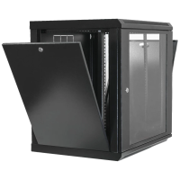 Шафа 19"12U, 600х600х640мм акрилове скло, чорна