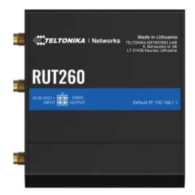 Промисловий стільниковий маршрутизатор Teltonika RUT260 з 4G LTE, Wi-Fi