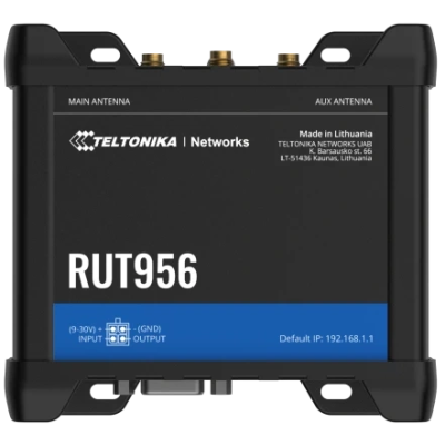 Промисловий стільниковий маршрутизатор Teltonika RUT956 з 4G LTE, Wi-Fi, RS-232, RS-485