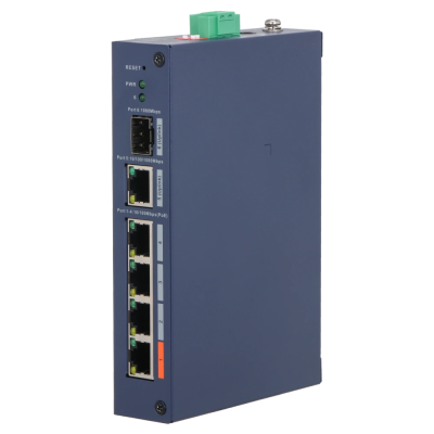 Комутатор 4 порти керований Dahua DH-CHS4106-4ET-60 PoE