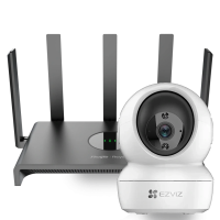 Комплект Ezviz CS-H6c (4MP,W1) + Reyee RG-EW1300G