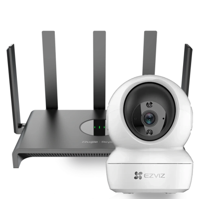 Комплект Ezviz CS-H6c (4MP,W1) + Reyee RG-EW1300G