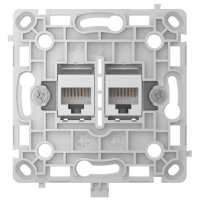 Механізм інтернет розетки Ajax OutletCore (LAN) white