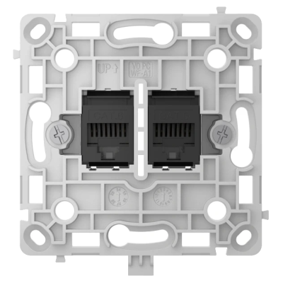 Механізм інтернет розетки Ajax OutletCore (LAN) black