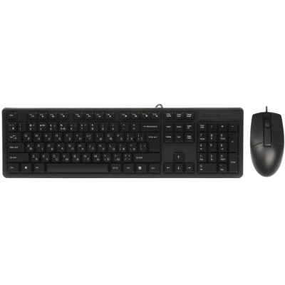 Комплект клавіатура+мишка A4Tech KK-3+OP-330 USB