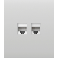 Фронтальна панель Ajax CenterCover (LAN) white