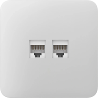 Фронтальна панель Ajax SoloCover (LAN) white