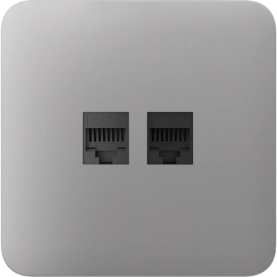 Фронтальна панель Ajax SoloCover (LAN) fog