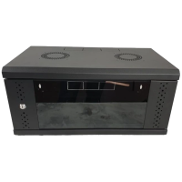 Шафа EServer 4U 600х350х284, скло, чорна