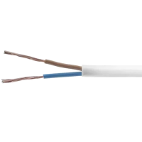 Провід ПВС 2х1,0 білий (Україна) (100 м.)