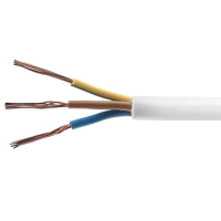 Провід ПВС 3х1,5 білий (Україна) (100 м)