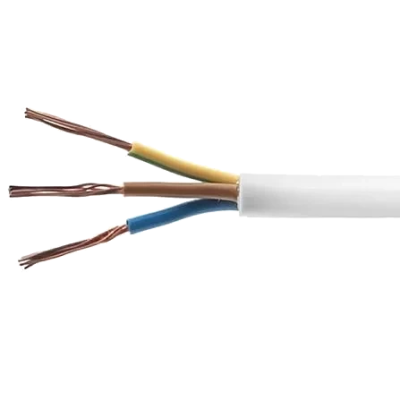 Провід ПВС 3х1,5 білий (Україна) (100 м)