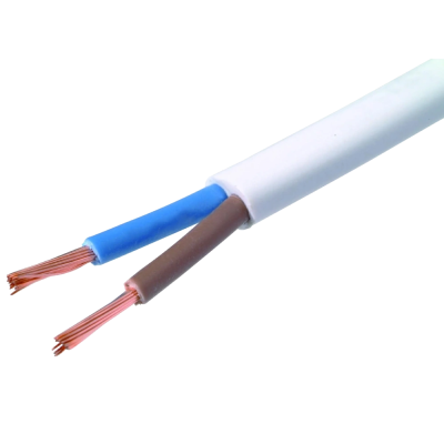 Провід ШВВП 2х1,5 білий (Україна) (100м)