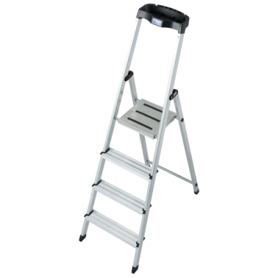 Драбина-стремянка алюмінієва 4 сх. KRAUSE Safety (126320)