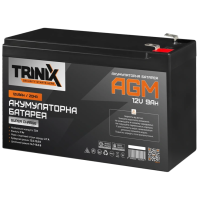 Свинцево-кислотна акумуляторна батарея TRINIX SUPER CHARGE 9А•г 12В