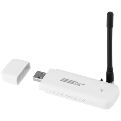 Мобільний маршрутизатор 2E PowerLink (MiFi-1 2024) LTE, Wi-Fi4, 1xUSB, 1xCRC9
