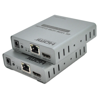 Одноканальний активний подовжувач HDMI по UTP кабелю з управлінням до 120м