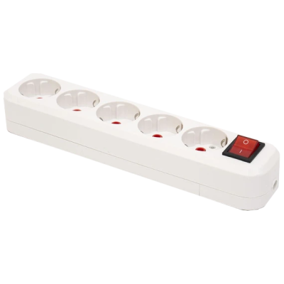 колодка 5 гнізд з заземленням UEA