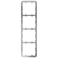 Рамка для чотирьох вимикачів Ajax Frame (4 seats) vertical [55] ASP